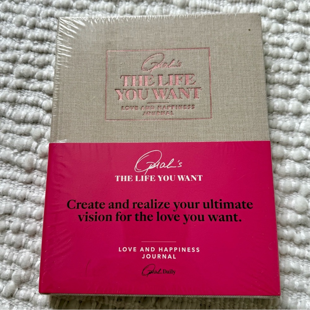NWT Oprah's The Life You Want Love and Happiness Journal